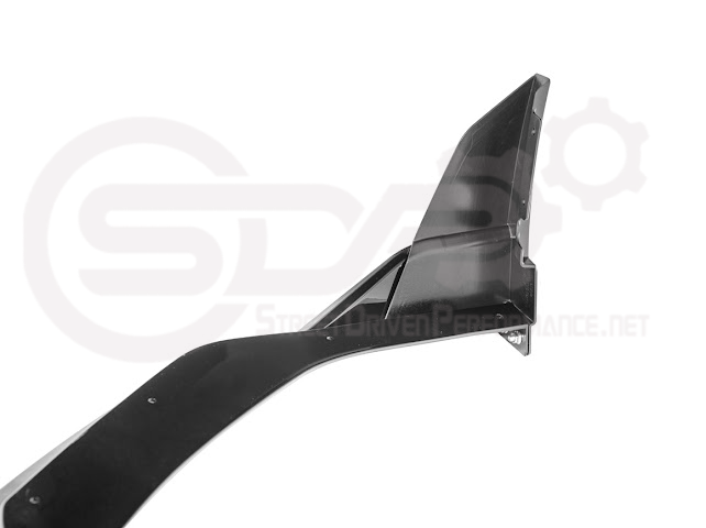 2024-Up Ford Mustang S650 | GTV Style GLOSSY BLACK Add-On Front Lip Splitter Ground Effects